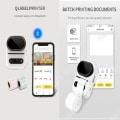 Pikkukuva 4 / 4: TD® Bluetooth-käsiinpidettävä lämpötekninen hintakone kaupallisiin supermarketteihin