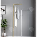 Miniatyrbild 3 av 4: CONFO® Simple Klädhängare Golvhängare Sovrum Entré Hyllor Kläder Torkhängare Klädhängare Hängpåsställ Modern Enkel