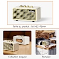 Miniatyrbild 2 av 4: TD® Bluetooth trådlös multimediahögtalare 10 Watt Musikkompatibel PC smartphone Iphone Android ljudkvalitet multifunktion