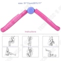 Miniatyrbild 2 av 4: Bodybuilding Device - TD® - Ben- och lårexpanderare - Multifunktionell - Svart - Vuxen