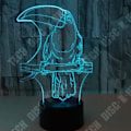 Miniatyrbillede 4 af 4: TD® Dekorativ berøringsoptisk lampe 7 farver optisk illusion - model tucan - lavt forbrug kabel USB eller 3 AAA-batterier