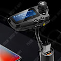 Miniatyrbillede 4 af 4: TD® FM sender bluetooth MP3 afspiller bil bluetooth modtager hurtig oplader håndfri FM sender telefon