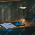 Miniatyrbillede 4 af 4: TD® Touch Table Lampe Genopladelig LED Læsning Læring Øjenværn Lys Bar Stue Værelse Luksus Effekt Guld