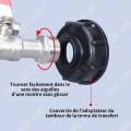 Miniatyrbillede 4 af 4: TD® Adapter til IBC-hanetråd S60x6, 3/4 messing hanetråd, slangeadapter, regnvandskollektorsæde