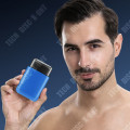 Pikkukuva 2 / 4: TD® Monitoiminen 2-in-1 auton partakone, mini kannettava miesten partakone, viiksitrimmeri, parranajokone