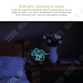 Miniatyrbillede 4 af 4: TD® Tactil dekorativ optisk lampe 7 farver illusion - model triceratops lavt forbrug USB-kabel 3 AAA batterier