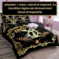 Pikkukuva 3 / 4: Peittoasu - TD® - Harry Potter - 1 henkilö - 140x200 cm - Monivärinen Flerfärgad
