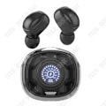 Miniatyrbild 1 av 4: TD® Trådlösa Bluetooth-hörlurar Bluetooth 5.3 Transparent fack Smart digital display Brusreducering Hörlurar
