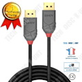 Miniatyrbillede 1 af 2: HDMI-kabel - TECH DISCOUNT - Anthra Line - 2m - Forgyldt - Sort Rød
