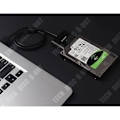 Miniatyrbild 2 av 4: TD® extern hårddiskadapter sata usb hdd optimerad sdd med uasp-stöd svart omvandlare strömförsörjningsstödkabel