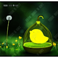 Miniatyrbild 2 av 4: TD® fågel nattlampa led barnlampa baby laddningsbar lysande sektor usb flicka pojke billig design dekoration intelligent