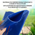 Miniatyrbillede 3 af 4: TD Fladslange 25mm blå PVC Længde 50 meter trykslange Fladtrykslange Pumpefladslange fleksibel fladslange