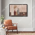 Miniatyrbillede 4 af 4: TD® 60*40 CM enkel nordisk retro stil niche maleri dekorativ stue smuk ramme i massivt træ soveværelse maleri