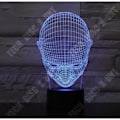 Miniatyrbillede 4 af 4: TD® Dekorativ USB Sammenfatning 7 Farver Fjernbetjening Optisk Illusion Nattelys 3D Visualisering Tabel Kontorlamper 3D Glow LED