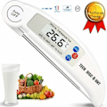 Miniatyrbillede 1 af 4: TD® Køkkentermometer Foldbar madsonde Rustfrit stål Øjeblikkelig aflæsning LCD-skærm Antikorrosion Perfekt madlavning