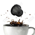 Miniatyrbild 3 av 4: TD® påfyllningsbar/återanvändbar kapsel för rostfri nätkaffemaskin/lock Refill kaffekapselkorg