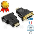 Pikkukuva 1 / 4: INN DVI-HDMI-sovitin, naaras-mies, DVI-HDMI-muunnin, kaksisuuntainen sovitin, 1080P-portti, HD-kaapeli
