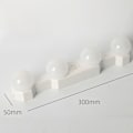 Miniatyrbillede 3 af 4: Makeuplampe - TD - Genopladelig - 4 pærer - Justerbar lysstyrke - LED