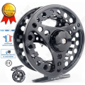 Miniatyrbillede 1 af 4: TD® Fluefiskeri hjul spiralkrog stang diameter hjul aluminiumlegering fluefisk let hurtig vand spinning hjul