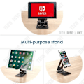 Miniatyrbillede 4 af 4: Støtte til telefon - TD® - Foldbar - Justerbar vinkel - Gummibeskyttelse - Skridsikker