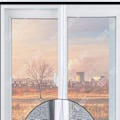 Miniatyrbillede 3 af 4: TD® 70*100CM hvid mesh sort pasta vindue skydedør myggenet vindue støvskærm usynlig