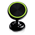 Miniatyrbillede 1 af 4: TD® 2 Universelle Magnetiske Rotationsholdere til 360° til Bil for PDA GPS Smartphone - Hvid eller Sort Rund - Æstetisk - Magnet