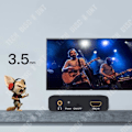 Miniatyrbillede 4 af 4: TD® ARC til Audio Adapter, HDMI Audio Return Adapter, Fiber Coaxial 3,5 mm, Lydoutput Konverter, Lille og Bærbar