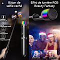 Miniatyrbild 4 av 4: Selfie Pinne - TD® - Fällbar Stativ - Bluetooth 5.0 - LED-ljus - 360° Rotation
