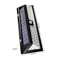 Miniatyrbillede 2 af 4: Udendørs solcellelampe NEÜFU - TD® 54 LED - Bevægelsessensor - Vandtæt - Bred vinkel Svart