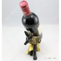 Miniatyrbillede 3 af 4: TD® Flaskeholder vin dekorativ bord dekoration gaveidé støtter hus original opbevaring drikkevarer alkohol skab skulptur