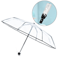 Miniatyrbillede 1 af 4: Transparent automatisk paraply TD® Diameter 98cm Design sammenklappelig Ramme af høj kvalitet