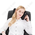Miniatyrbild 3 av 4: TD® U-formad kudde Memory Foam Avslappning Komfortkudde Nacke Cervikal Resor Utomhus Bil Flygplan Svart