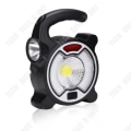 Miniatyrbillede 2 af 4: TD® Lommelygte camping belysning fiskeri vandreture lommelygte 18650 batteri LED lys sort