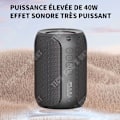 Pikkukuva 4 / 4: TD Langaton bassokaiutin Bluetooth-pöytäkaiutin musiikkia varten kotiin, ulos, leirintäalueelle