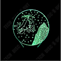 Miniatyrbild 2 av 4: TD® Constellation Capricorn importerad akryl 3D Touch liten bordslampa