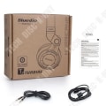 Miniatyrbillede 4 af 4: TD® Bluetooth headset V4.1 stereo trådløs Bluetooth headset 4.1 batterilevetid 40 timer farve hvid sort Musik