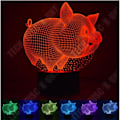 Miniatyrbillede 2 af 4: TD® 3D Nattelys med svinefedtsknap Vision LED-belysning