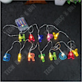 Miniatyrbillede 4 af 4: TD® 1PC dekorativ LED lyskæde, praktisk fe lampe til have, fest, julebelysning, BORDLAMPE