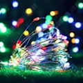 Miniatyrbild 3 av 4: TD® String Lights 5M 50LED, LED String Lights Batteridriven Liten LED Färgglad, fest julbröllopskväll.