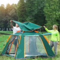 Miniatyrbild 2 av 4: TD® Campingtält 240*240*155CM Helautomatiskt Snabböppning Vattentätt Sol och Regn Fyrsidigt Tält