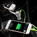 Miniatyrbild 2 av 4: TD® Multifunktion Bil Bluetooth-sändare USB-laddare Telefonsamtal Handsfree-kit Iphone Android FM-adapter