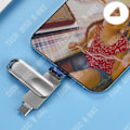Pikkukuva 4 / 4: TD® Hi-Speed 3.0 128 Gt USB-muistitikku matkapuhelimelle Tabletti Type-C-liitin Matkapuhelin Tietokone