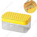 Miniatyrbild 1 av 4: TD® Ice Cube Mould Ice Cube Making Hushållens runda iskubsförvaring med lock Artefakt för iskub i silikon