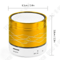 Pikkukuva 2 / 4: Bluetooth-kaiutin TD® 400 mAh Pysäytyspisteen muisti TF-kortin ja USB-avaimen tuki