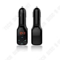 Miniatyrbillede 2 af 4: TD® Trådløs Bluetooth-adapter Cigaretter-lader FM-sender Bil Stereo-radio-modtager MP3-afspiller med opkald