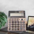 Miniatyrbillede 3 af 4: TD® Elektronisk lommeregner 202x152x45MM Klar skærm Stort display Talefunktion Skrivebords lommeregner Solarlommeregner