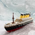 Miniatyrbillede 3 af 4: HTBE® Sæt af byggeklodser til cruiseskib model 3800 dele byggeklodser legetøj uddannelseslegetøj
