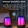 Miniatyrbillede 2 af 4: TD® Melody Farve Lys Bluetooth Audio Høj lydkvalitet Højt volumen Bærbar kort højttaler til hjemmet Bluetooth