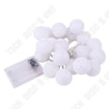 Miniatyrbild 2 av 4: TD® Fairy lights - 20 LED-kulor - Varmvita - 2,3 m bomullsbatterilåda ljus girlander inredning