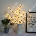 Miniatyrbillede 4 af 4: TD® Lysende LED Guirlande Simulering Sommerfugle orkidé gren lampe hjem værelse dekoration ferie - Model